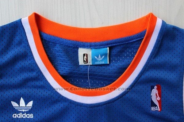 Maglia New York Knicks Patrick Ewing #33 Retro Blu